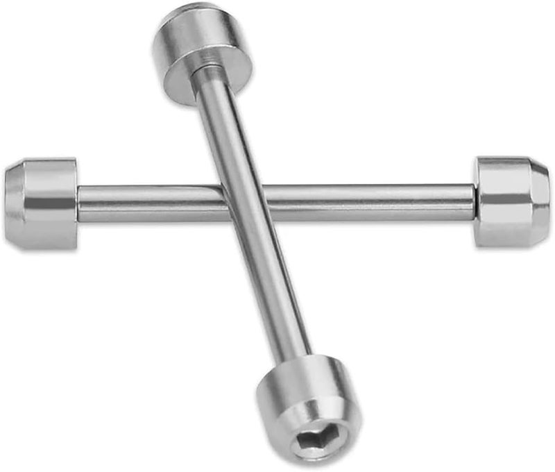 Silver 28mm Inner Hexagon Watch Screw Tube Rod Fit for Tissot Sport T048 - Image 1